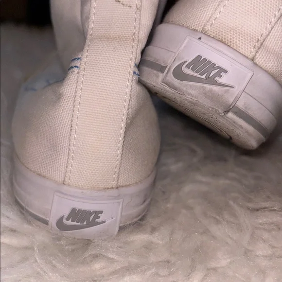 Nike Blazer Mid White High-top Sneakers, Size 7.5 Women’s - Picture 8 of 16